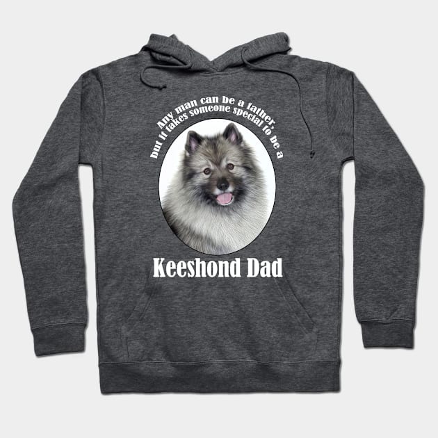 Keeshond Dad Hoodie by You Had Me At Woof